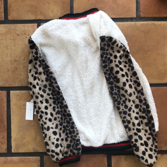 Gypsies & Moondust Tops - Gybsies & Moondust  Leopard Bomber Jacket